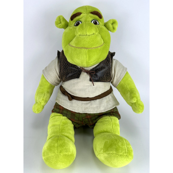 Shrek 17" Ogre Plush Stuffed Build A Bear Shrek The Third BAB 2007 - Picture 1 of 13